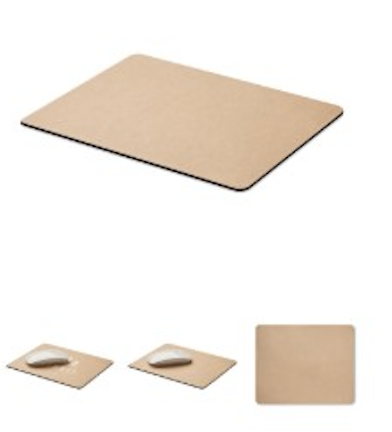 Tapis de souris en matériaux recyclés MO696913 (Impression sur 1 zone - Quadrichromie)