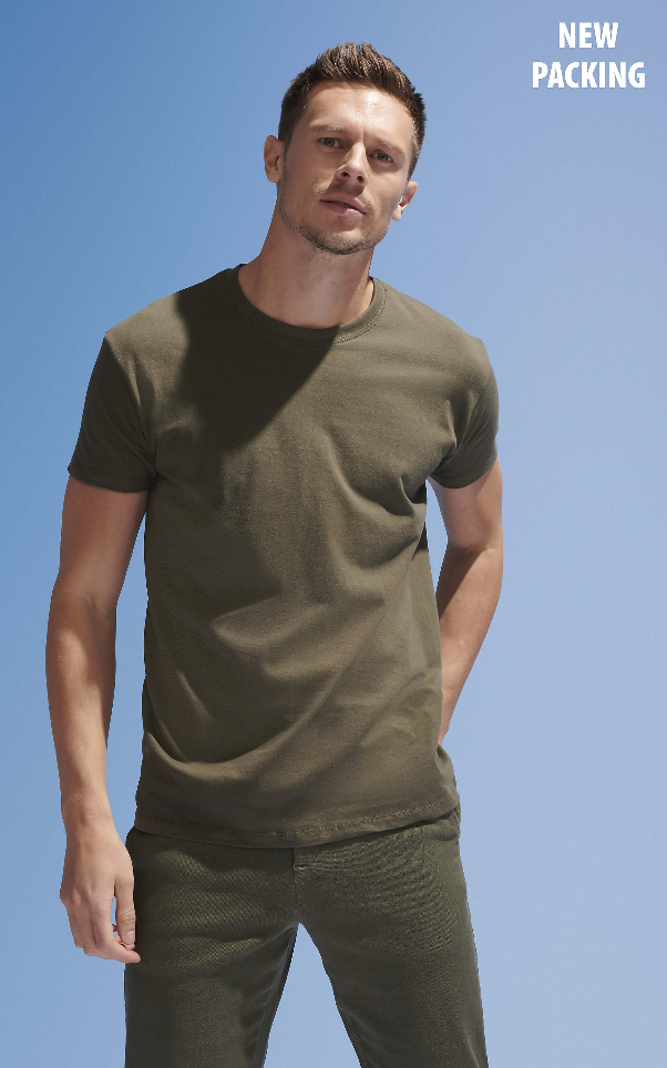 Tee-shirt Adulte Unisexe REGENT (Impression sur 2 zones - Monochromie) 